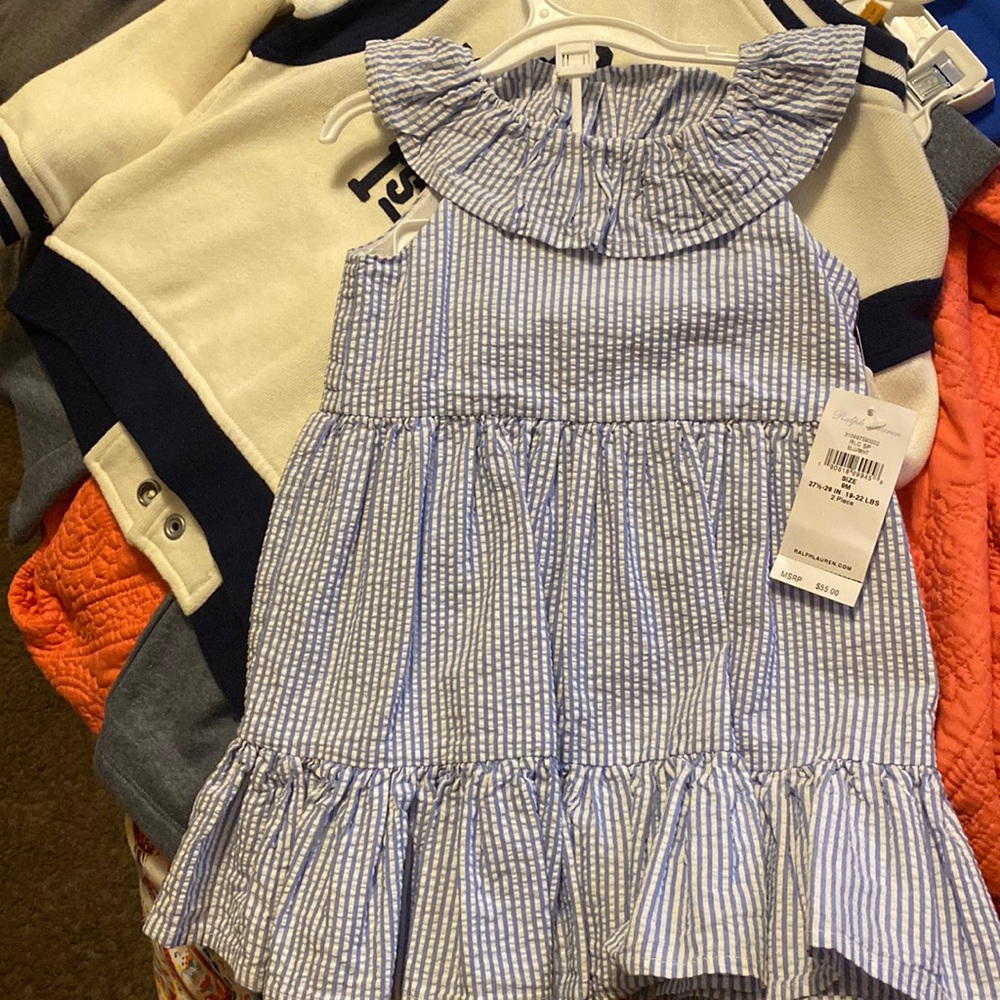 Pinstripe Ralph Lauren dress